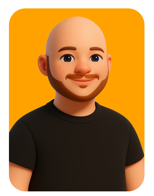 3D avatar of Stephen, used as profile image